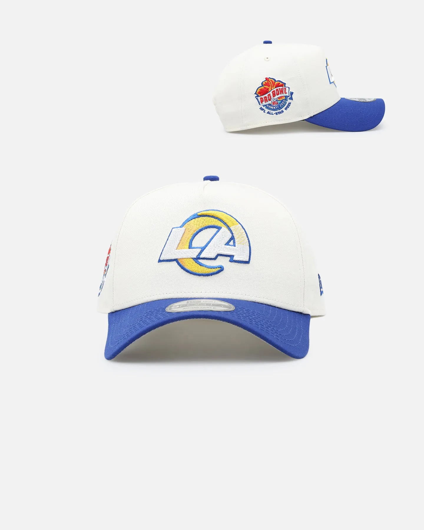 New Era Los Angeles Rams 'NFL City Originals' 9FORTY A-Frame Snapback Chrome White/OTC sold by Culture Kings