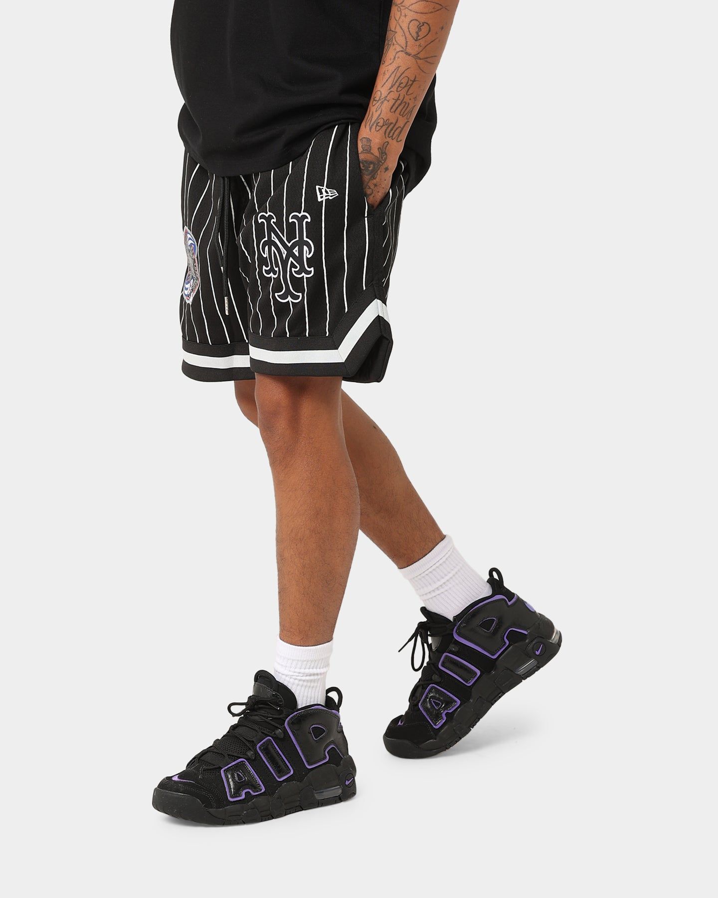 New Era New York Mets Mesh Short Black sold by Culture Kings product image thumbnail 6