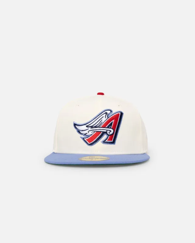 New Era Anaheim Angels Cooperstown 59FIFTY Fitted Chrome White sold by Culture Kings