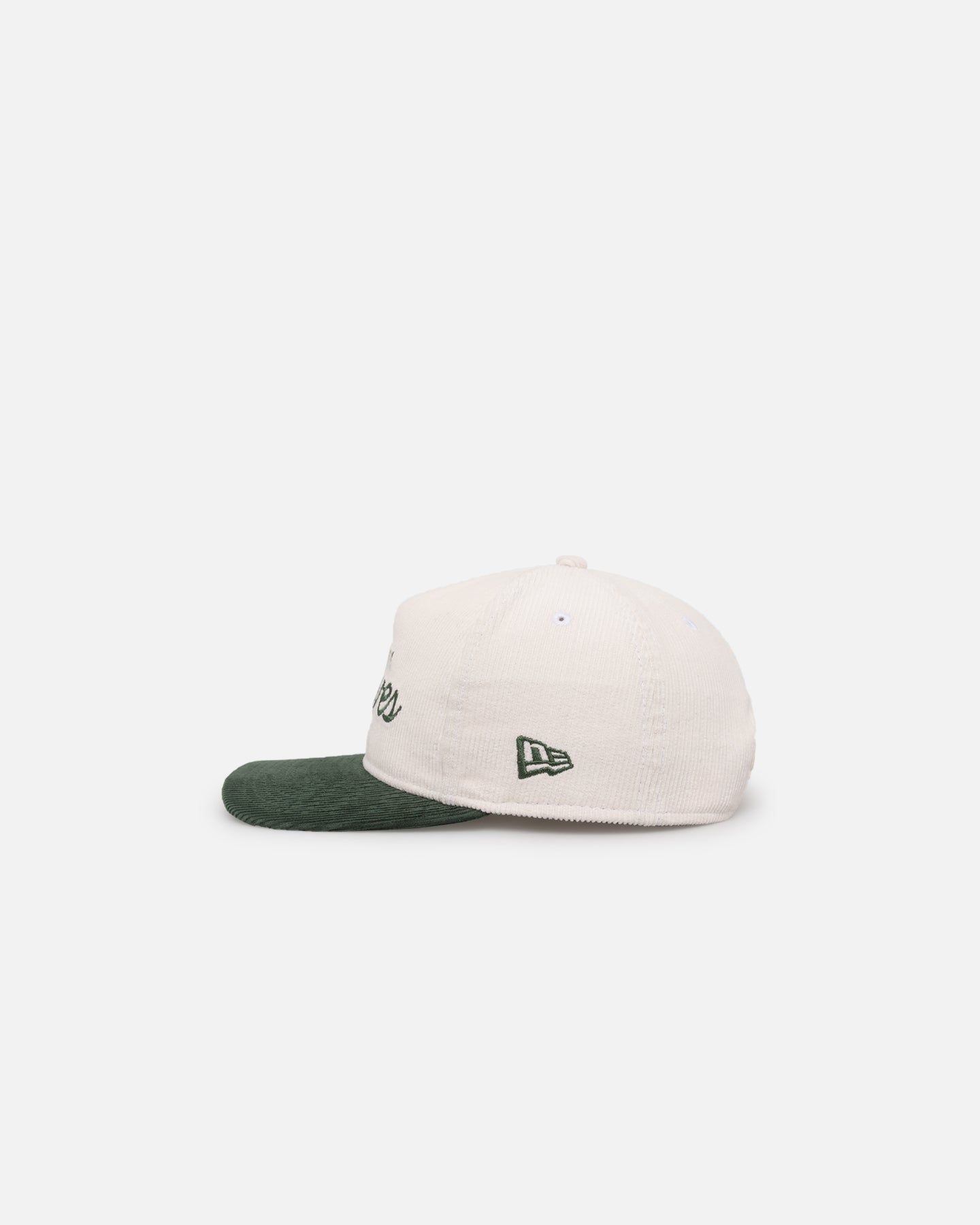 New Era Atlanta Braves 'Currency Corduroy' Golfer Pre-Curved Snapback Chrome White sold by Culture Kings product image thumbnail 5
