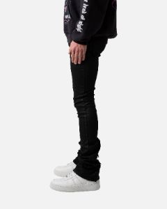 MNML X491 Convertible Skinny Denim Jeans Waxed Black sold by Culture Kings