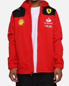 Puma X Scuderia Ferrari Team Softshell Jacket Rosso Corsa sold by Culture Kings