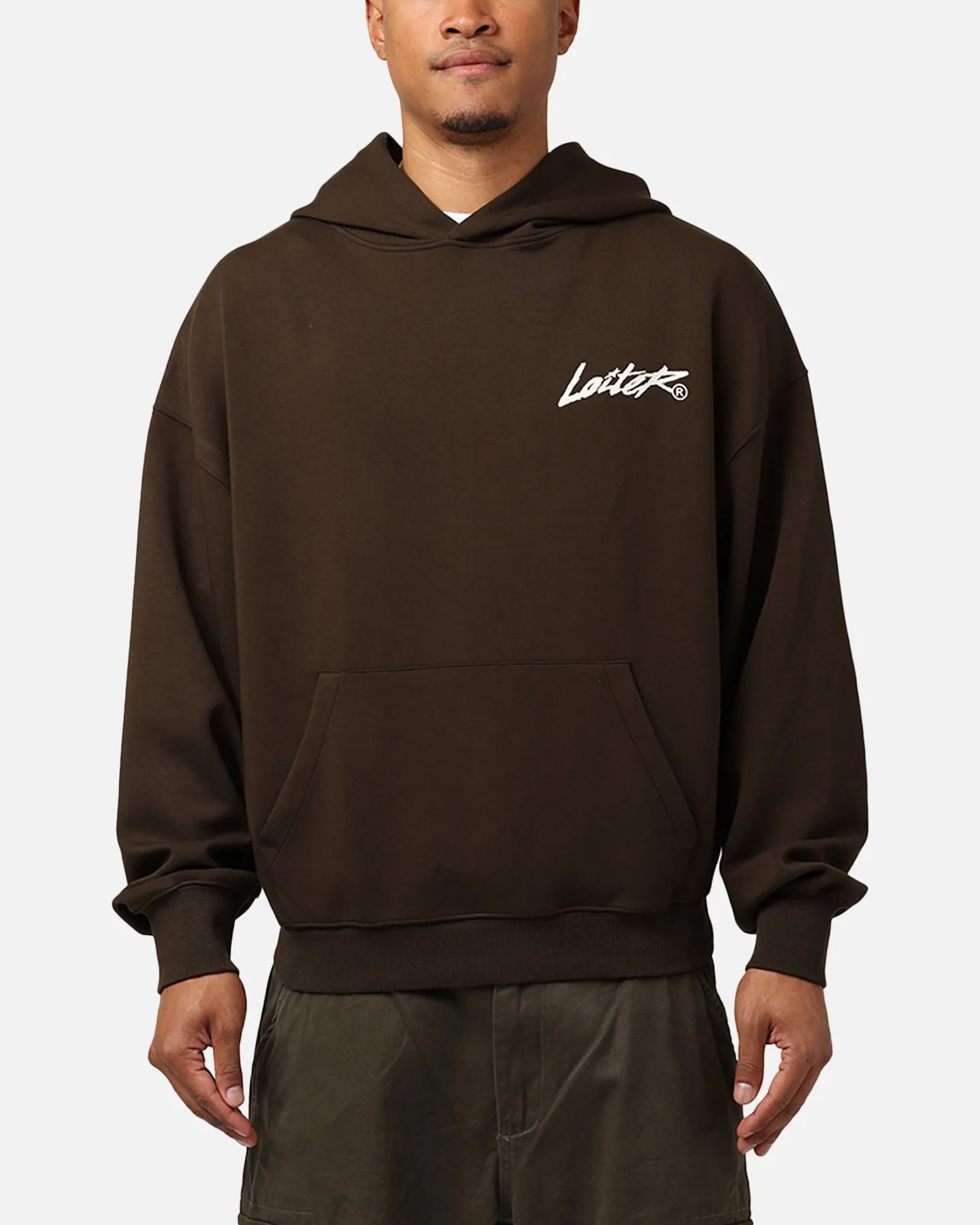 Loiter Chroma Premium Hoodie Dark Chocolate sold by Culture Kings product image thumbnail 2