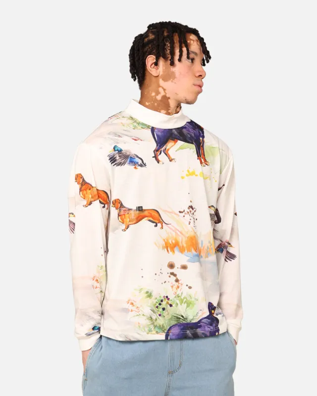 Students Golf Homewood Long Sleeve Mock Neck T-Shirt White sold by Culture Kings