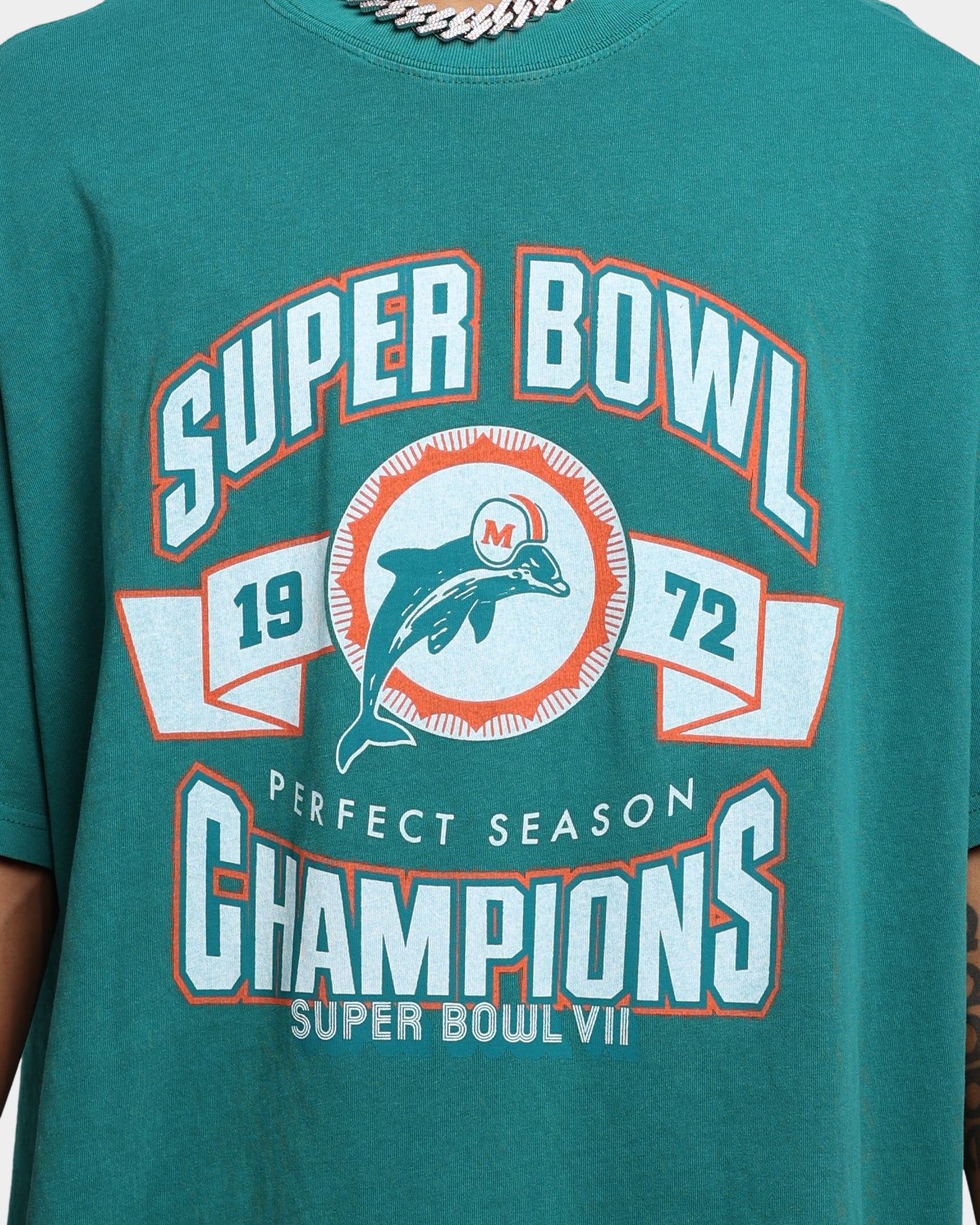 Mitchell & Ness Perfect Season T-Shirt Faded Teal sold by Culture Kings product image thumbnail 3