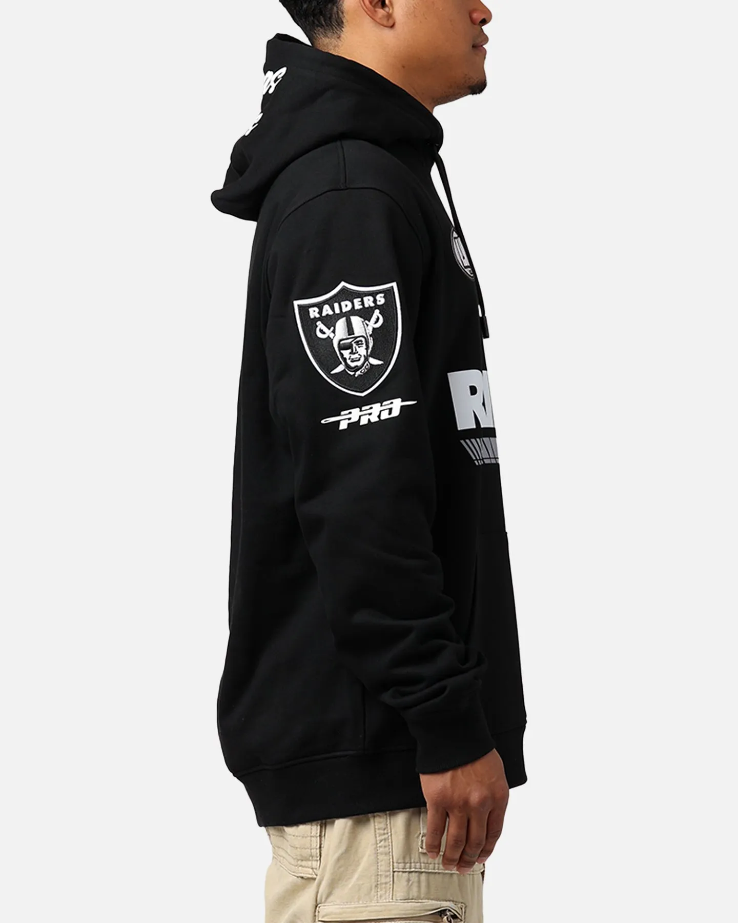 Pro Standard Las Vegas Raiders Fast Lane Hoodie Black sold by Culture Kings product image thumbnail 4