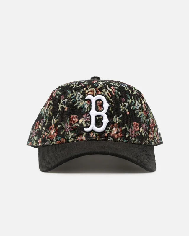 New Era Boston Red Sox 'Floral Tapestry' 9FORTY A-Frame Snapback Tapestry/Black sold by Culture Kings