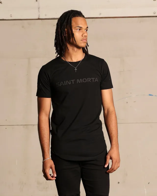 Saint Morta Moto El Duplo T-Shirt Black/Black sold by Culture Kings