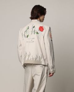 Loiter Western Blazer Jacket Off White sold by Culture Kings