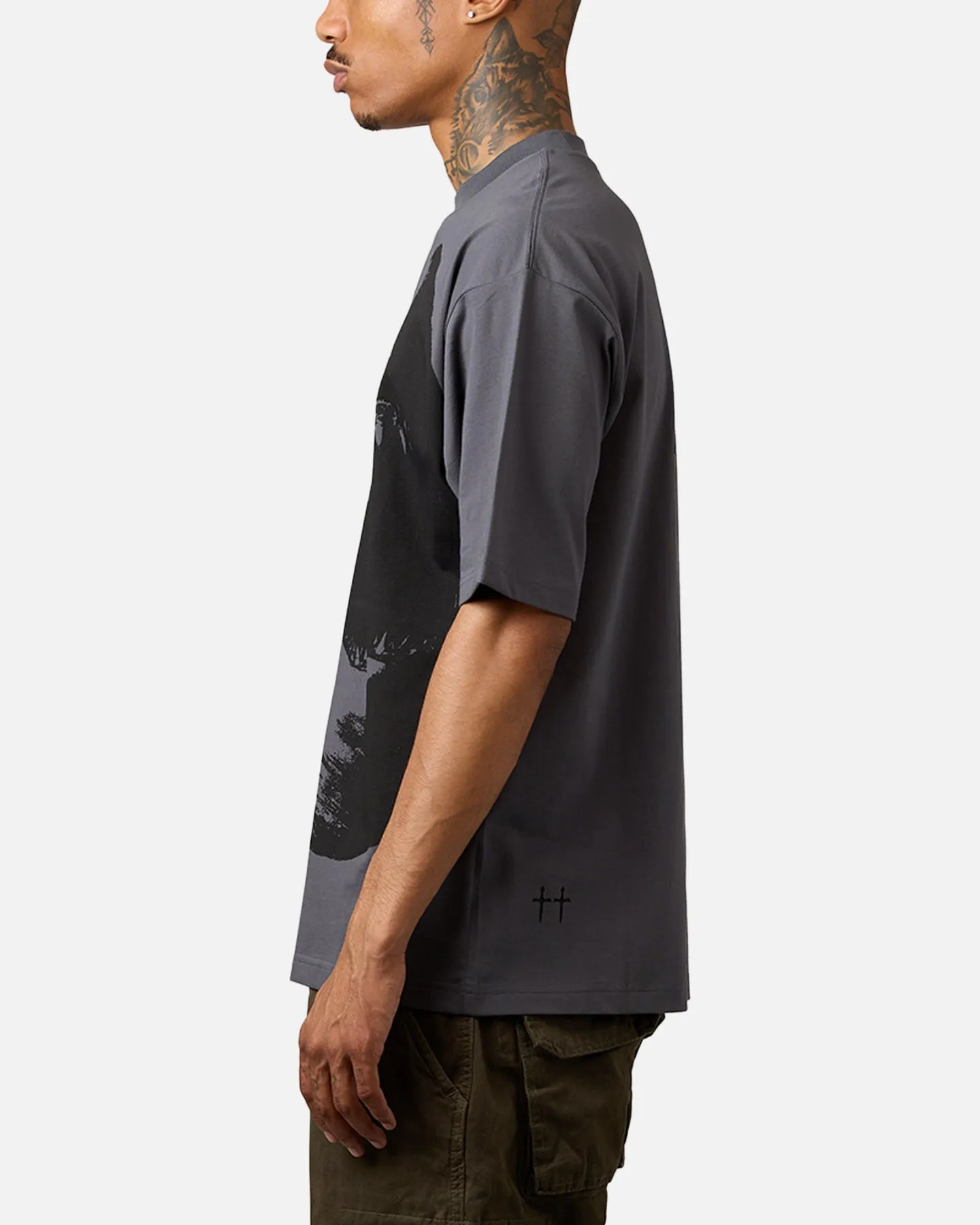 Saint Morta Fear The Abyss Patrol T-Shirt Dark Grey sold by Culture Kings product image thumbnail 5