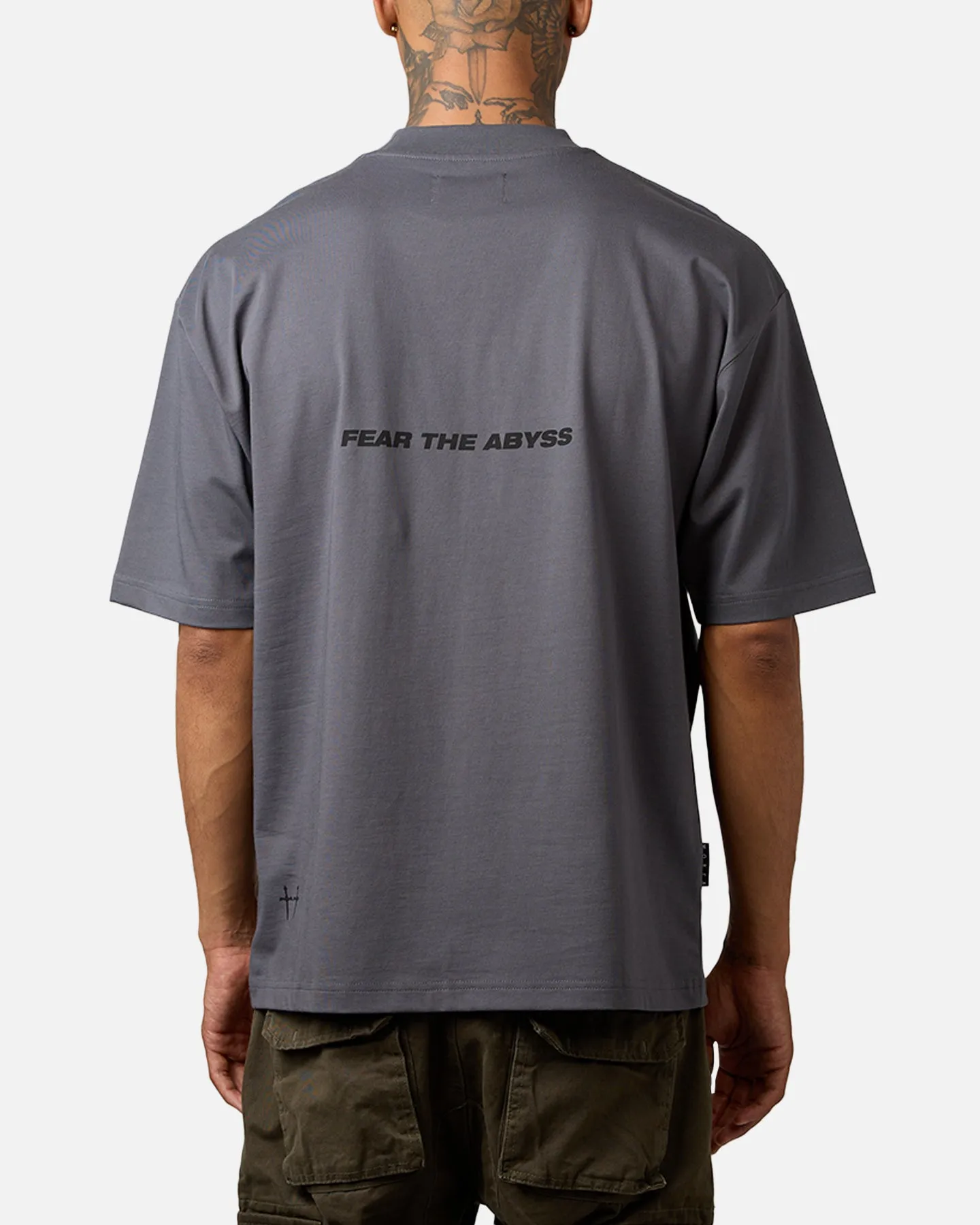Saint Morta Fear The Abyss Patrol T-Shirt Dark Grey sold by Culture Kings product image thumbnail 2
