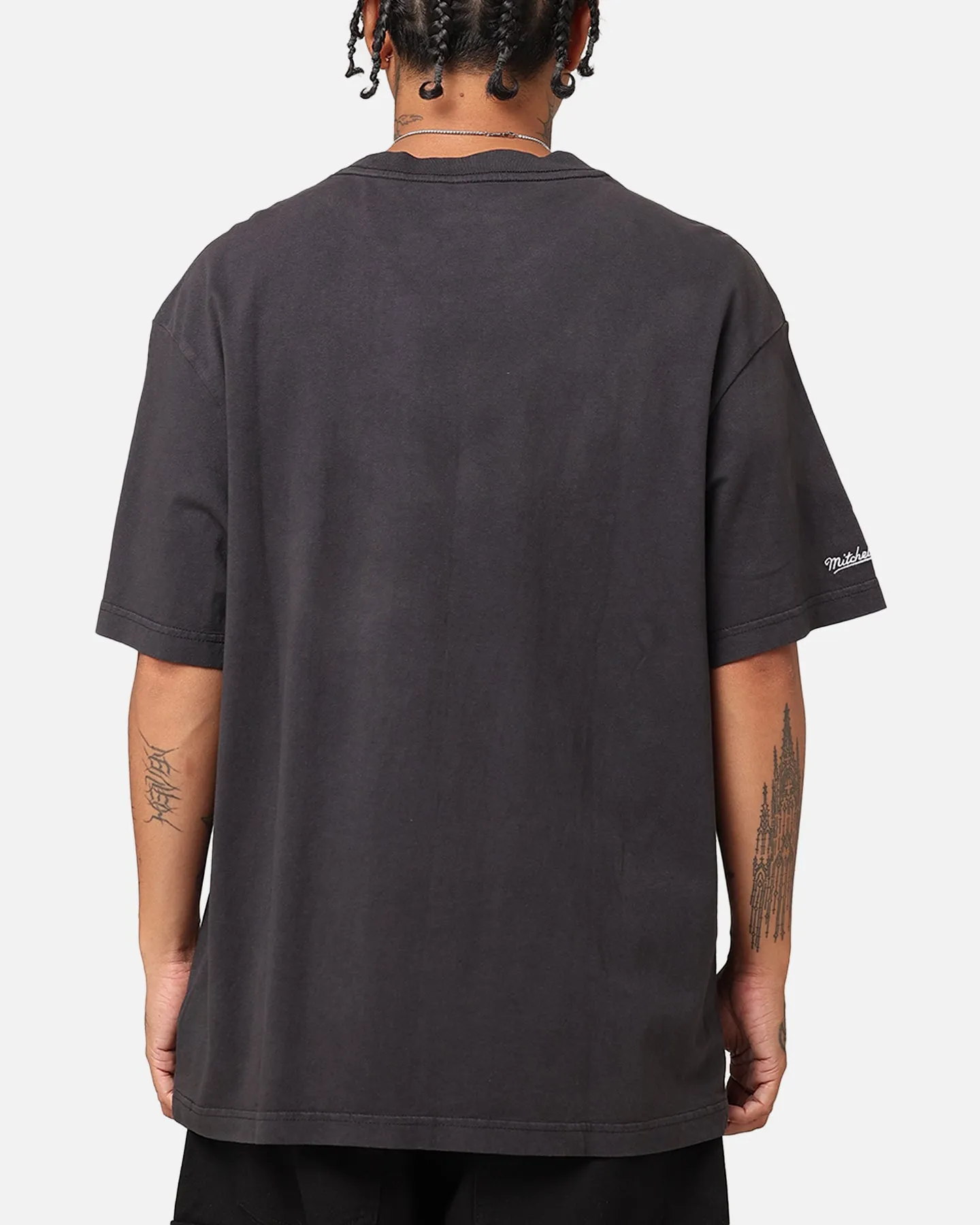 Mitchell & Ness Seattle Sonics Ice Blue Logo T-Shirt Faded Black sold by Culture Kings product image thumbnail 3