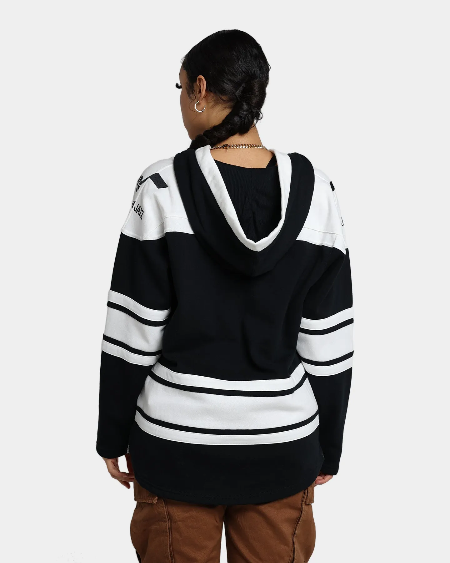 47 Brand Utah Jazz Superior Lacer Hoodie Jet Black sold by Culture Kings product image thumbnail 4