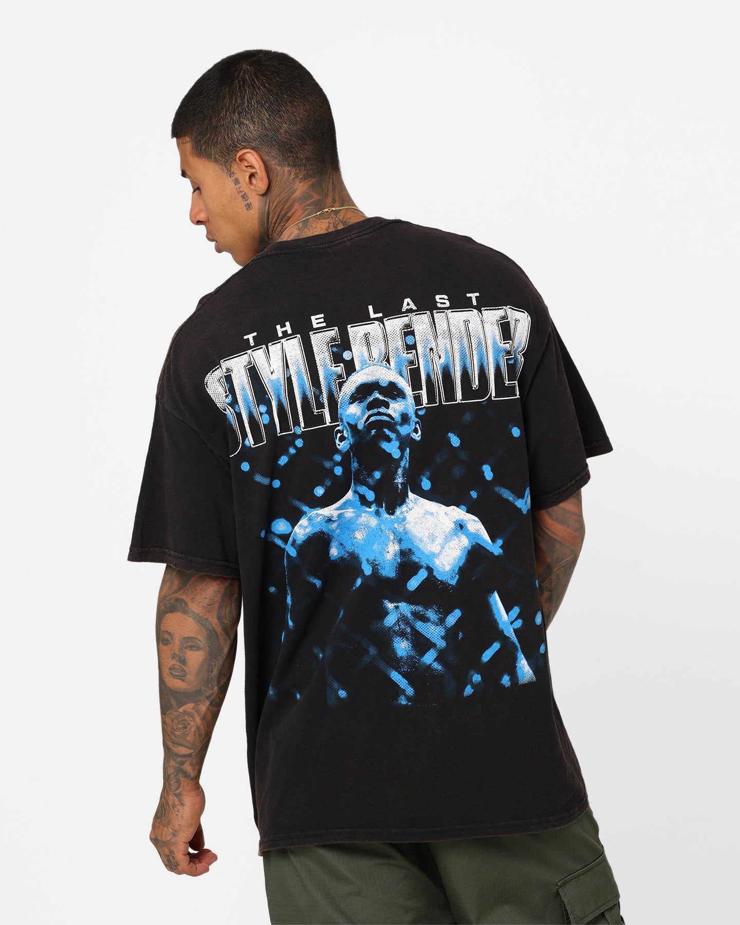 Goat Crew X UFC Israel Adesanya Last Stylebender Vintage T-Shirt Black Wash sold by Culture Kings product image thumbnail 2