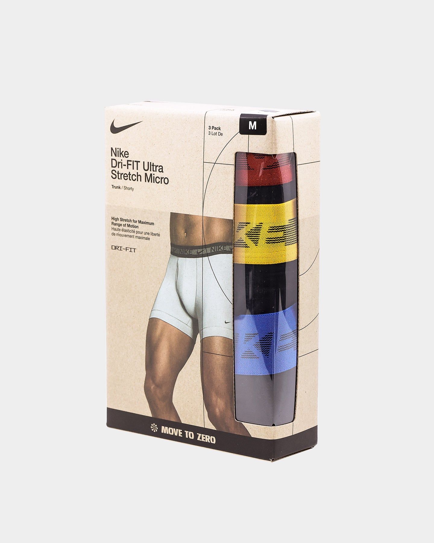Nike Dri-FIT Ultra Stretch Micro Trunk 3 Pack Black/Multi-Coloured sold by Culture Kings product image thumbnail 2