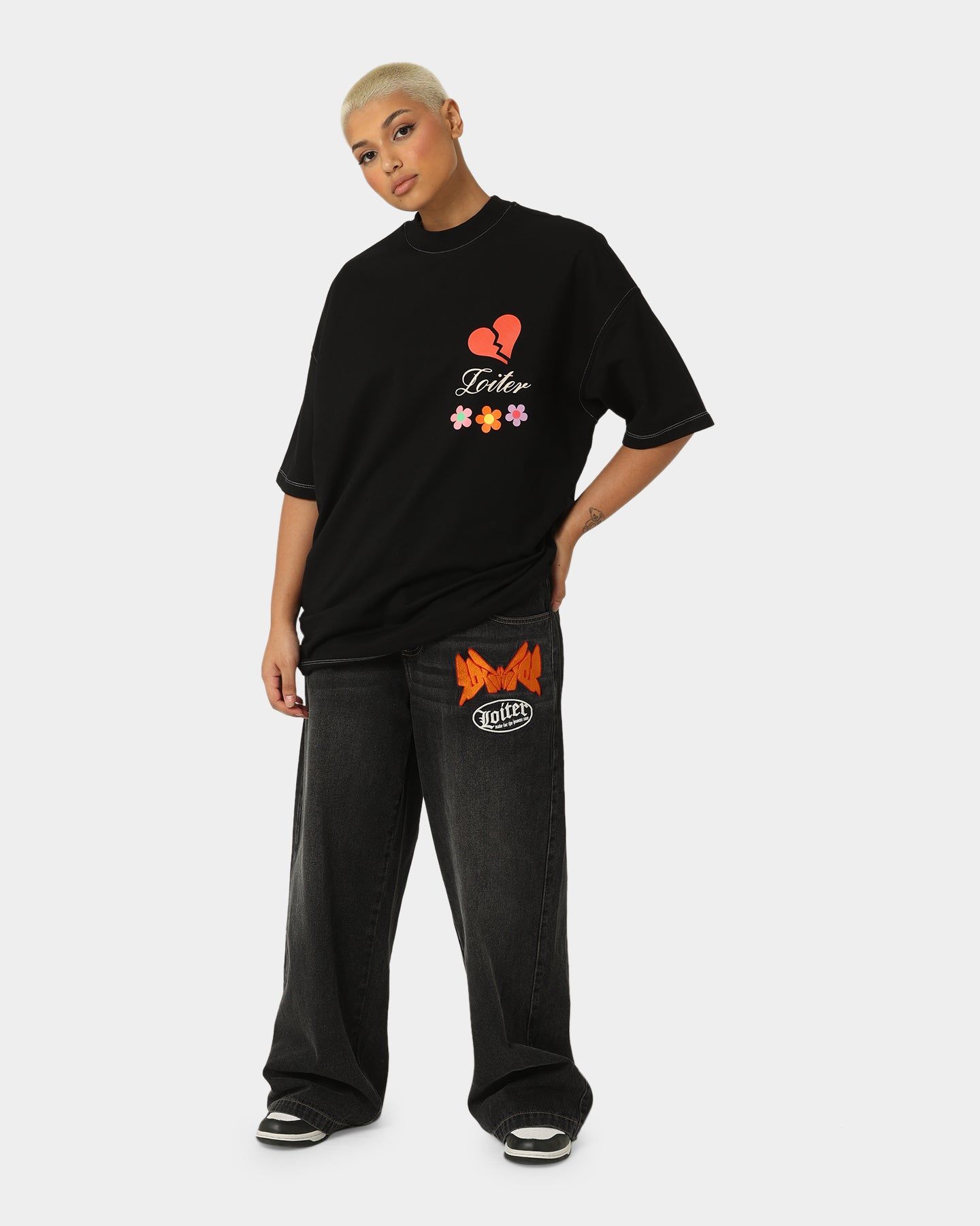 Loiter Studio Oversized T-Shirt Black sold by Culture Kings product image thumbnail 8