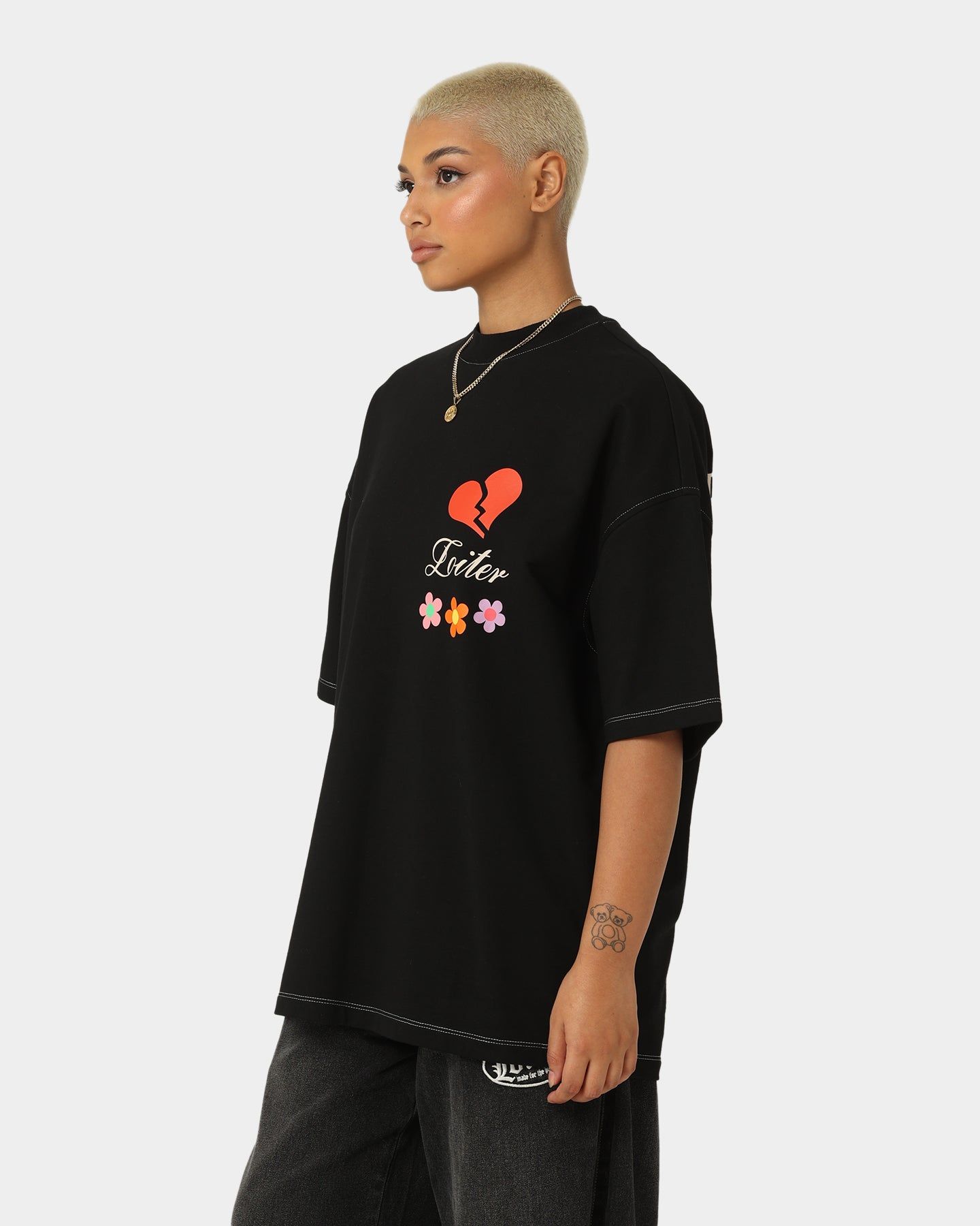 Loiter Studio Oversized T-Shirt Black sold by Culture Kings product image thumbnail 7