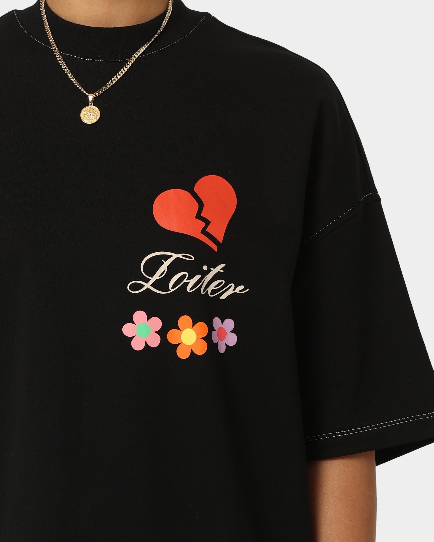 Loiter Studio Oversized T-Shirt Black sold by Culture Kings product image thumbnail 4