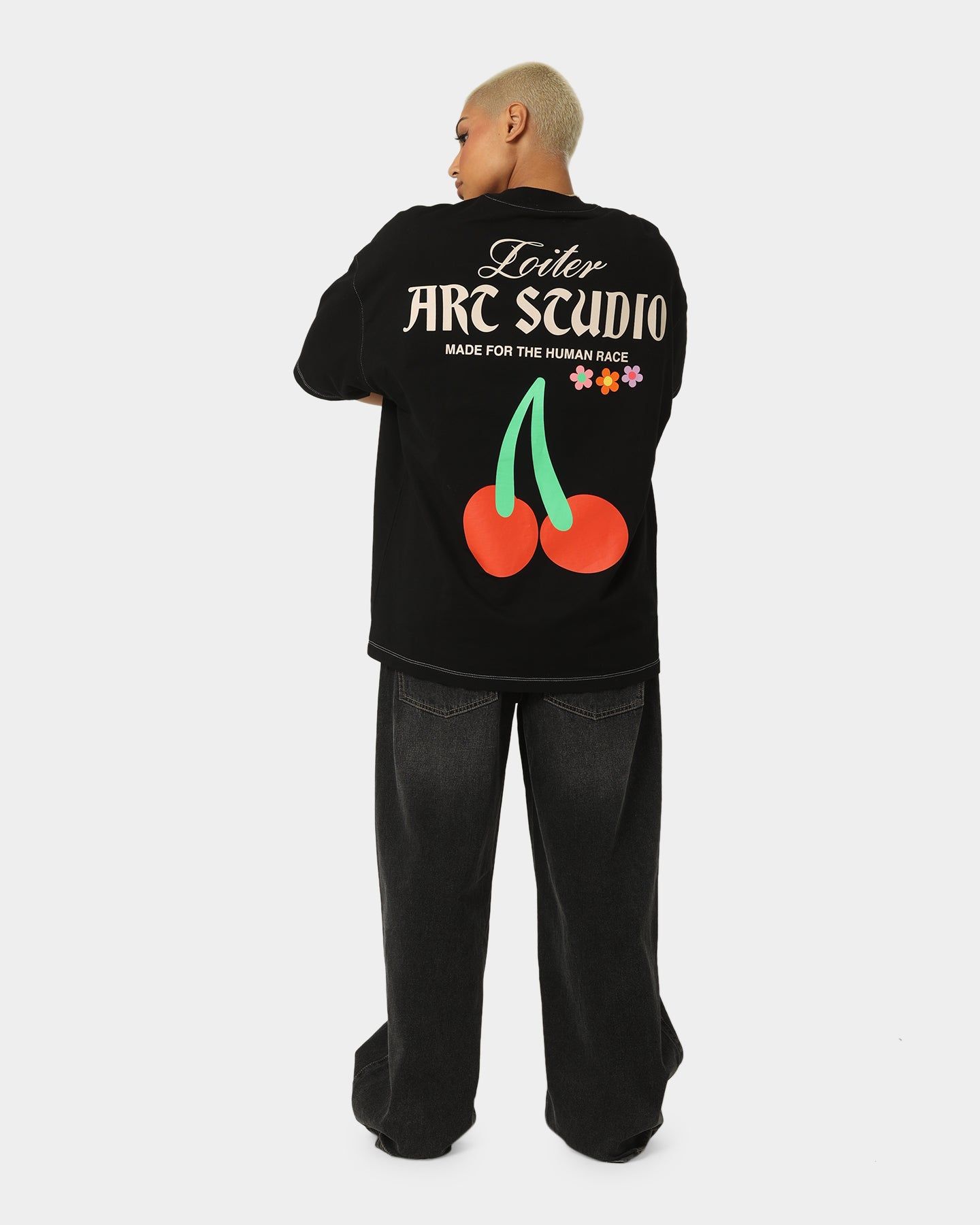 Loiter Studio Oversized T-Shirt Black sold by Culture Kings product image thumbnail 3