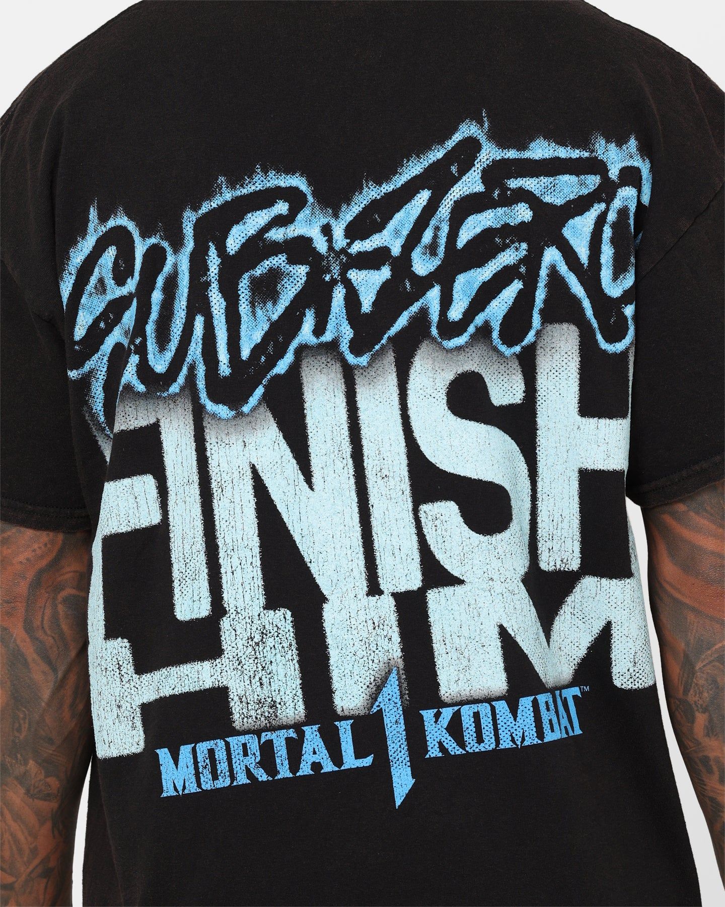 Goat Crew X Mortal Kombat Sub Zero Vintage T-Shirt Black Wash sold by Culture Kings product image thumbnail 5