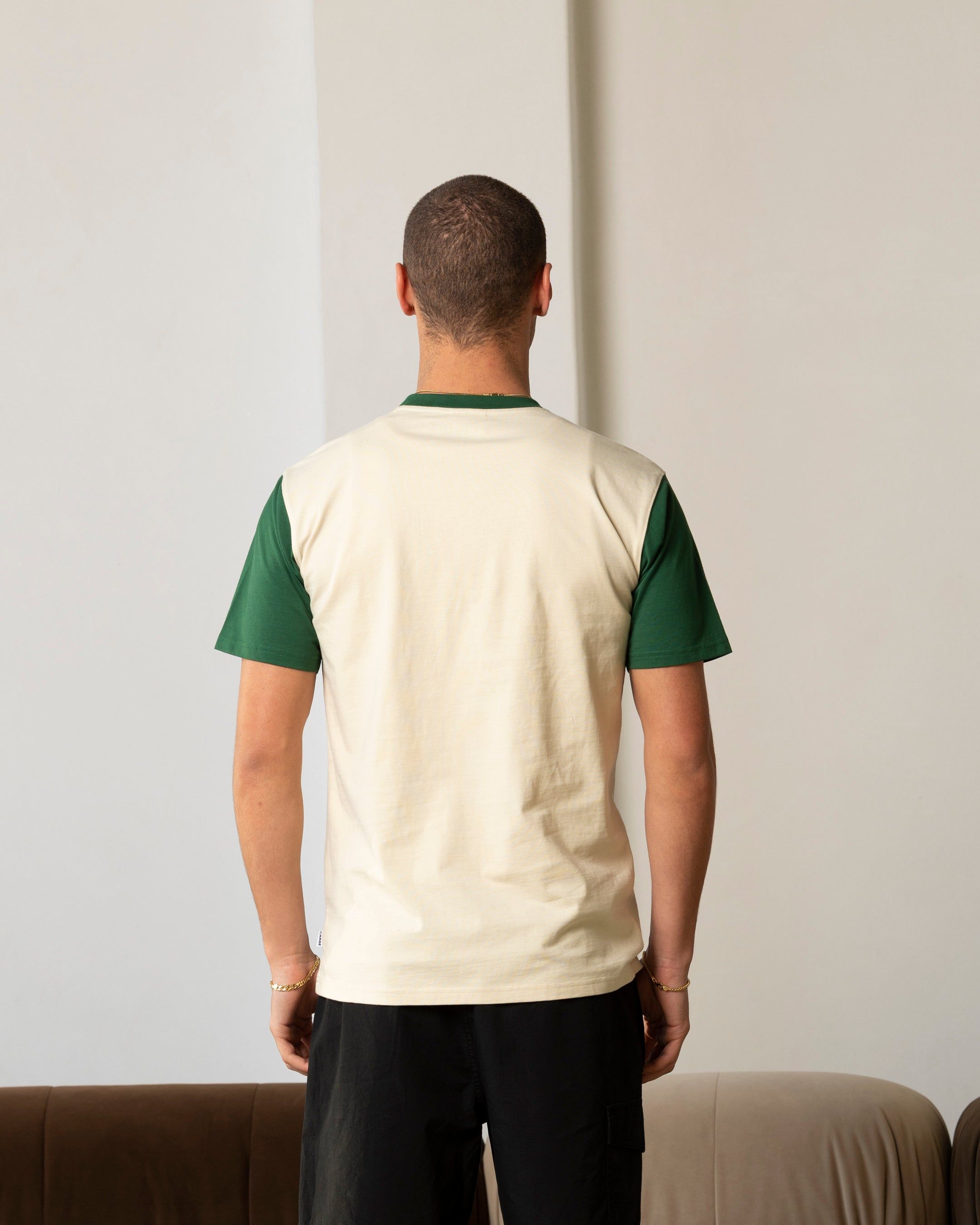 Carre Script Two Tone T-Shirt Off White sold by Culture Kings product image thumbnail 4