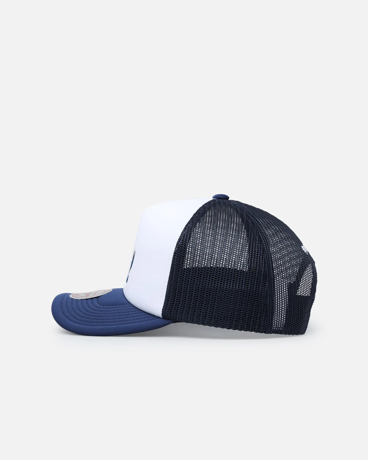 Mitchell & Ness Los Angeles Dodgers Logo Foam Trucker Snapback Blue/White sold by Culture Kings product image thumbnail 4