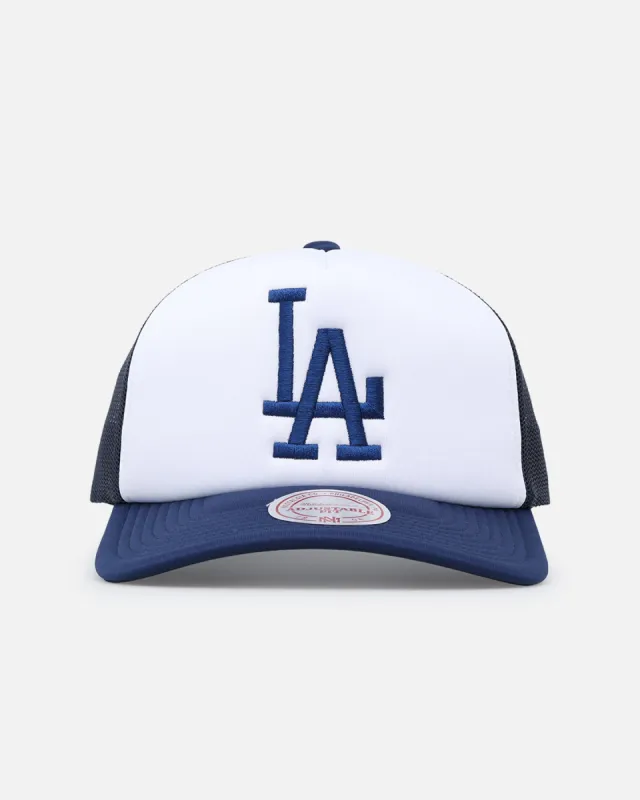 Mitchell & Ness Los Angeles Dodgers Logo Foam Trucker Snapback Blue/White sold by Culture Kings