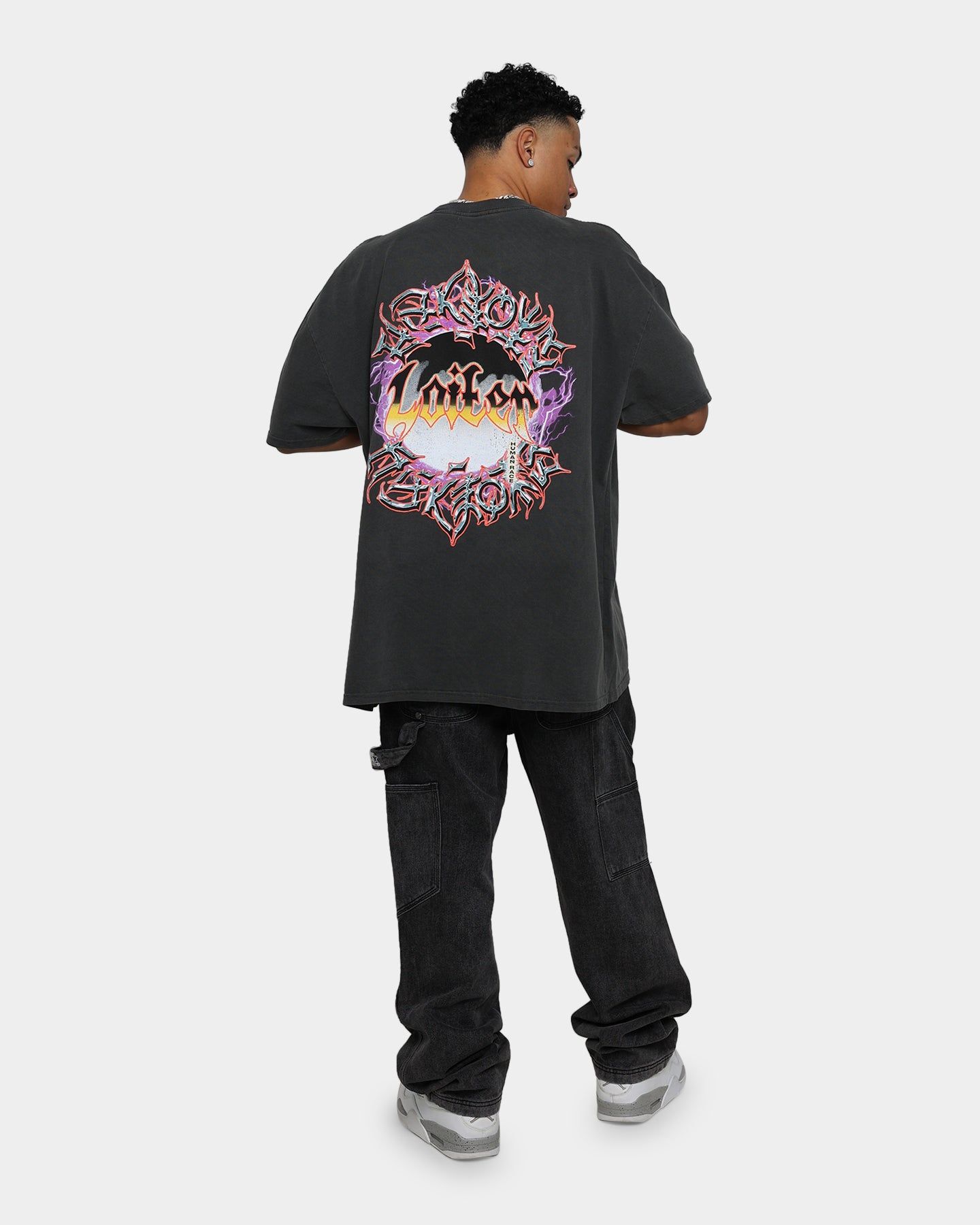 Loiter Ethereal Vintage T-Shirt Black Wash sold by Culture Kings product image thumbnail 3