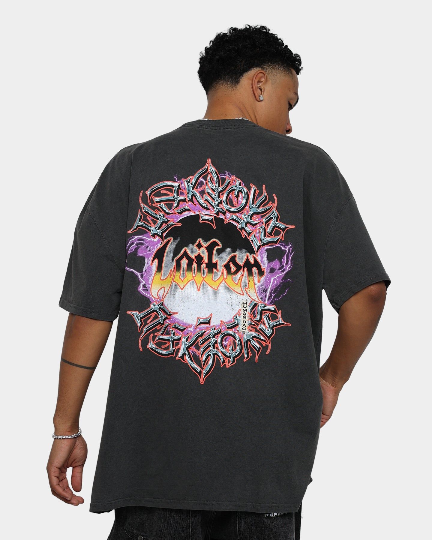 Loiter Ethereal Vintage T-Shirt Black Wash sold by Culture Kings