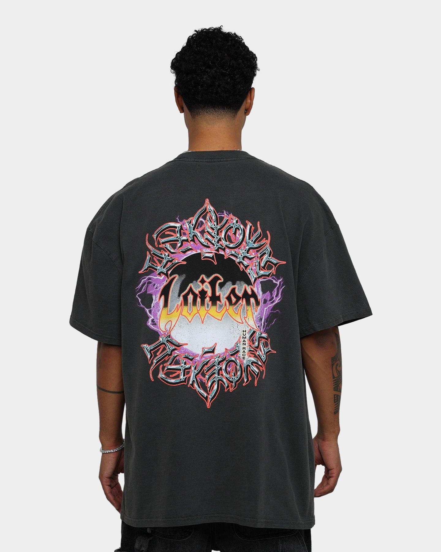 Loiter Ethereal Vintage T-Shirt Black Wash sold by Culture Kings product image thumbnail 5