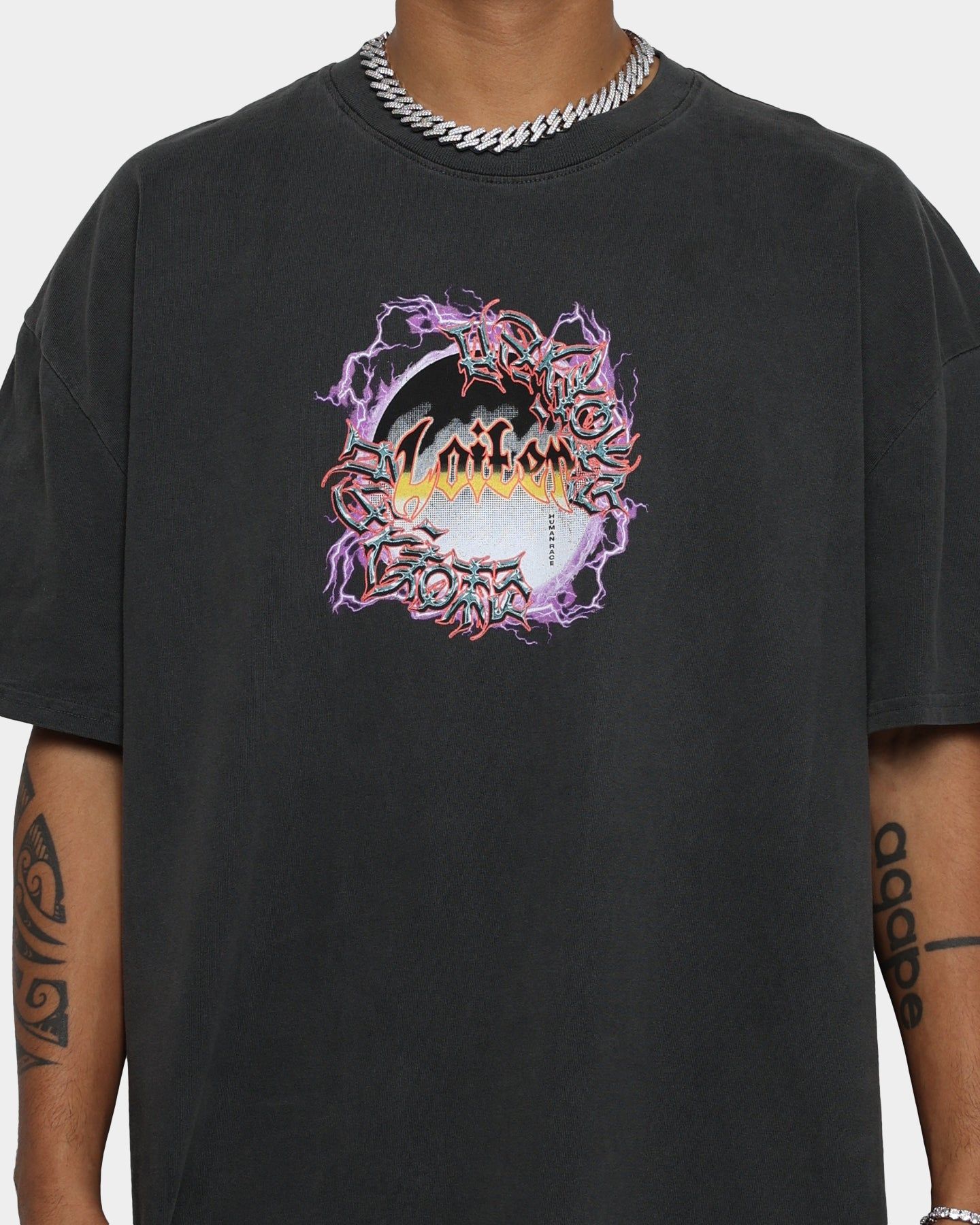 Loiter Ethereal Vintage T-Shirt Black Wash sold by Culture Kings product image thumbnail 4