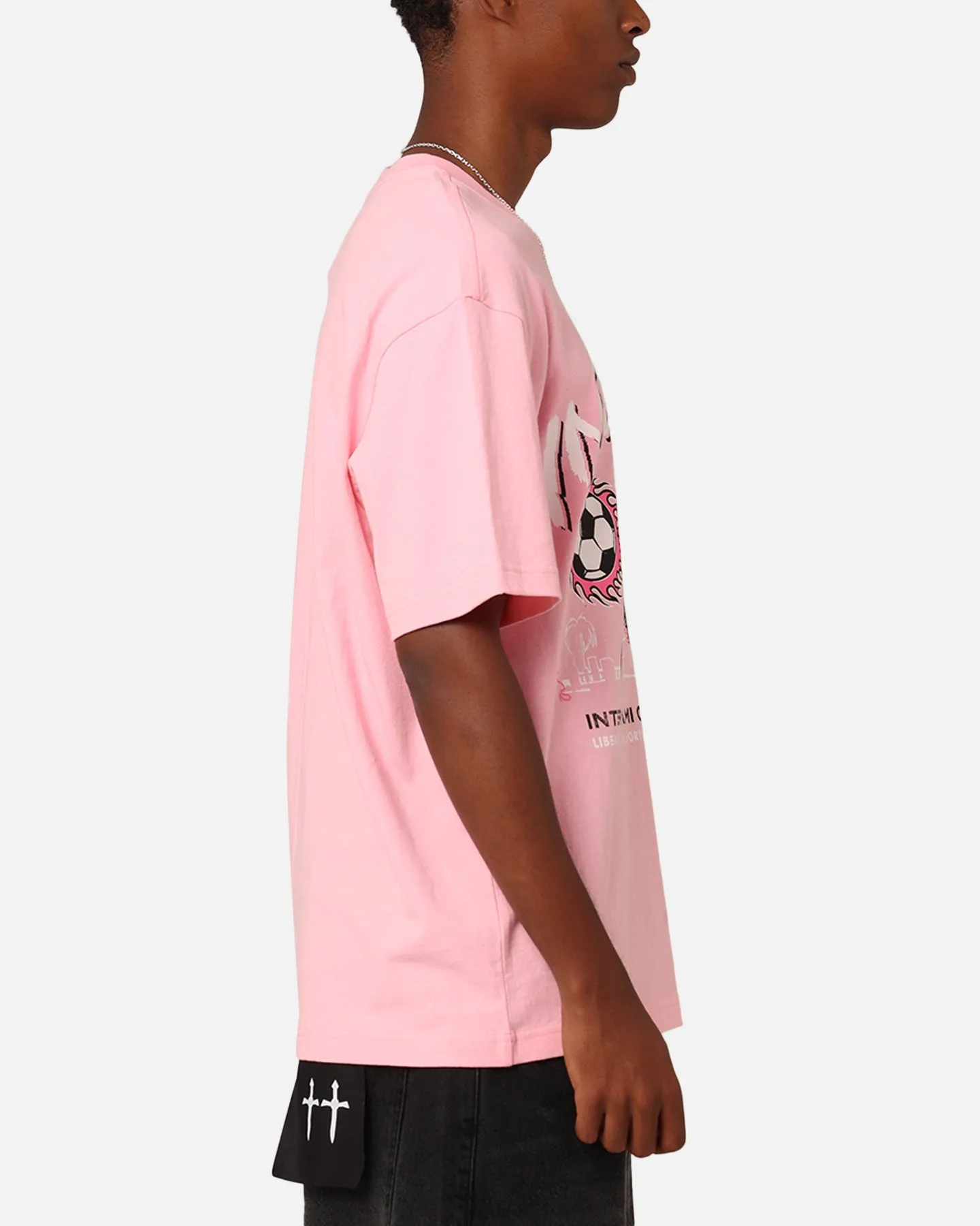 Mitchell & Ness Inter Miami CF Flame 2.0 T-Shirt Light Pink sold by Culture Kings product image thumbnail 4