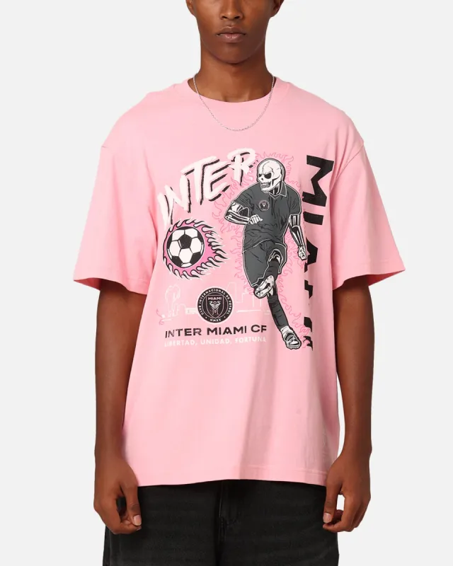 Mitchell & Ness Inter Miami CF Flame 2.0 T-Shirt Light Pink sold by Culture Kings