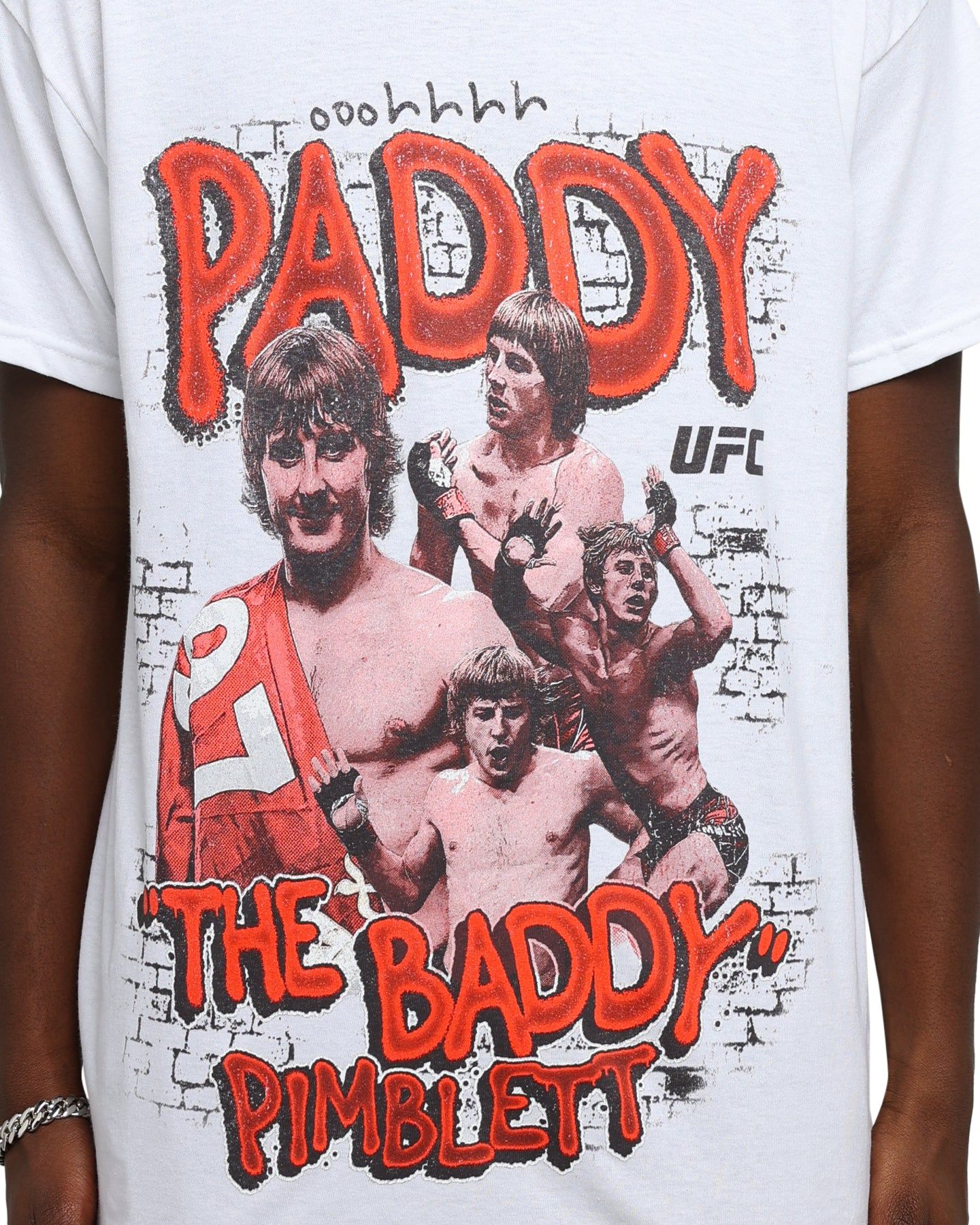 Goat Crew X UFC Paddy The Baddy T-Shirt White sold by Culture Kings product image thumbnail 3