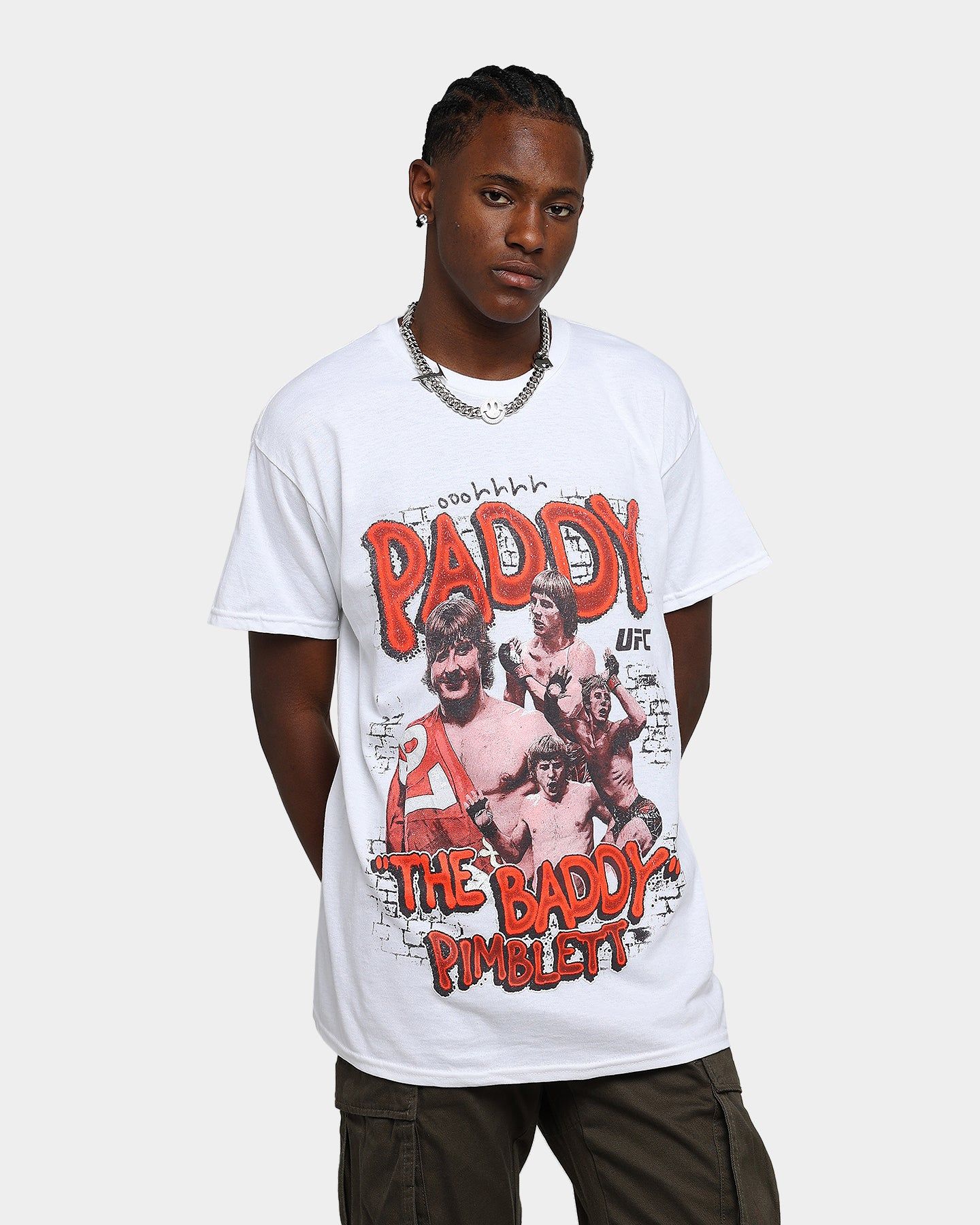 Goat Crew X UFC Paddy The Baddy T-Shirt White sold by Culture Kings