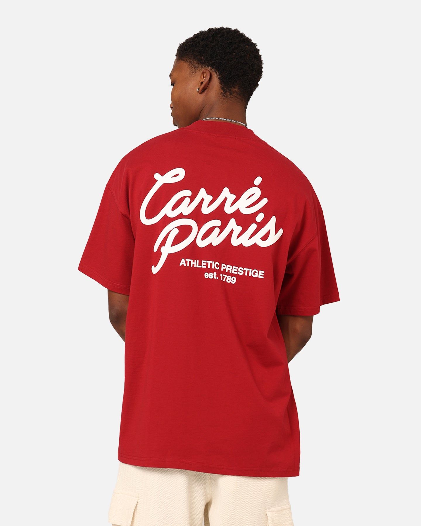 Carre Athletic Heritage Oversized T-Shirt Crimson sold by Culture Kings