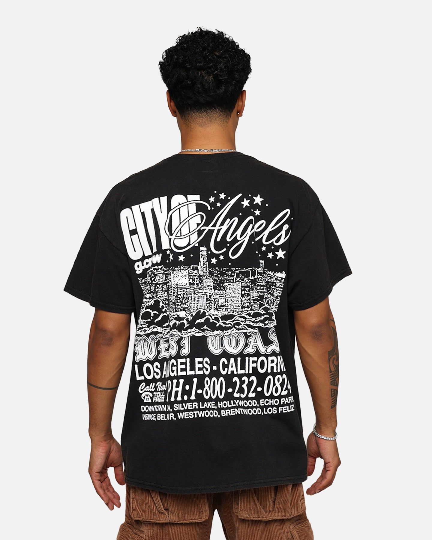 Goat Crew The City Of Angels T-Shirt Black Wash sold by Culture Kings product image thumbnail 5