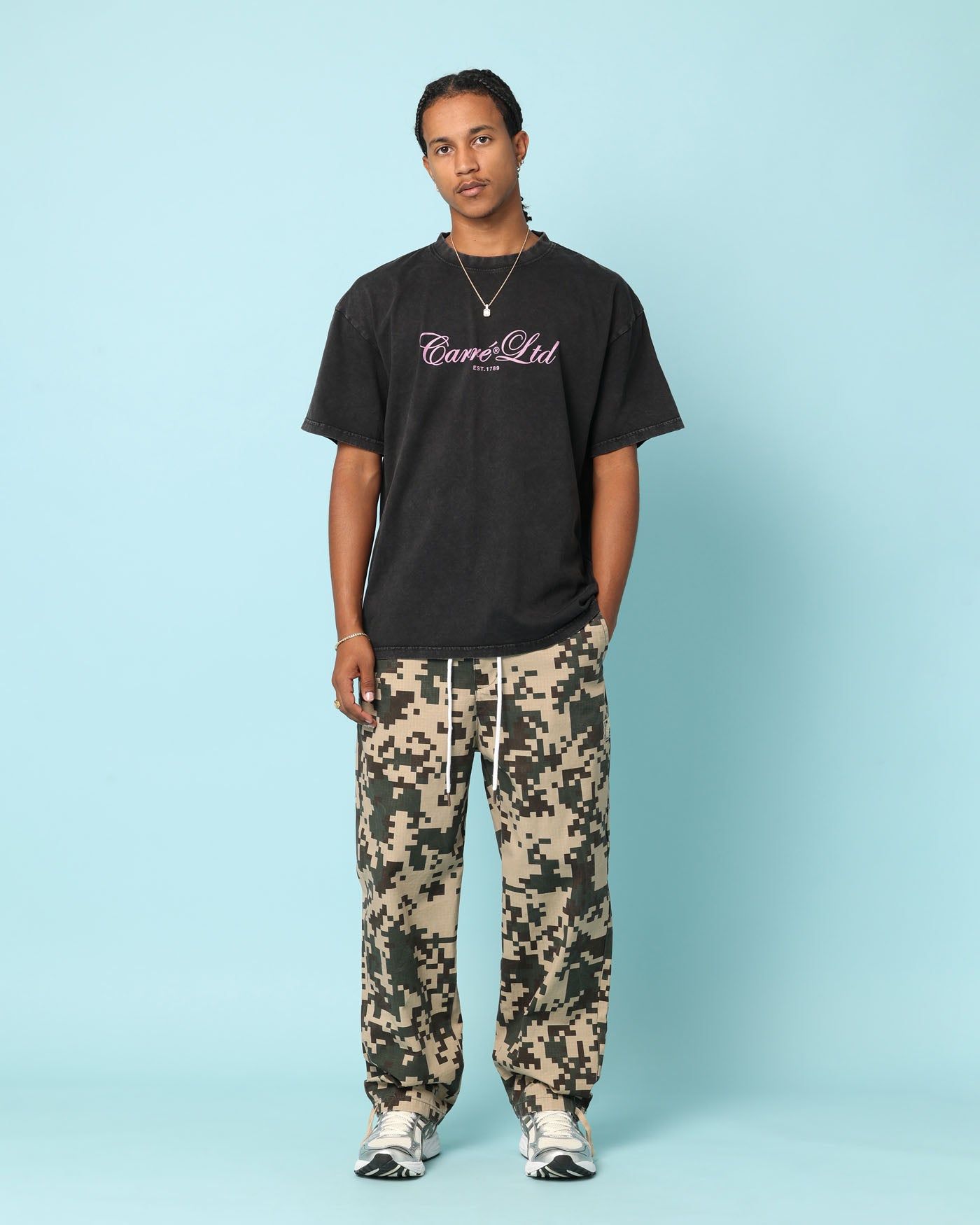 Carre Ltd T-Shirt Washed Black sold by Culture Kings
