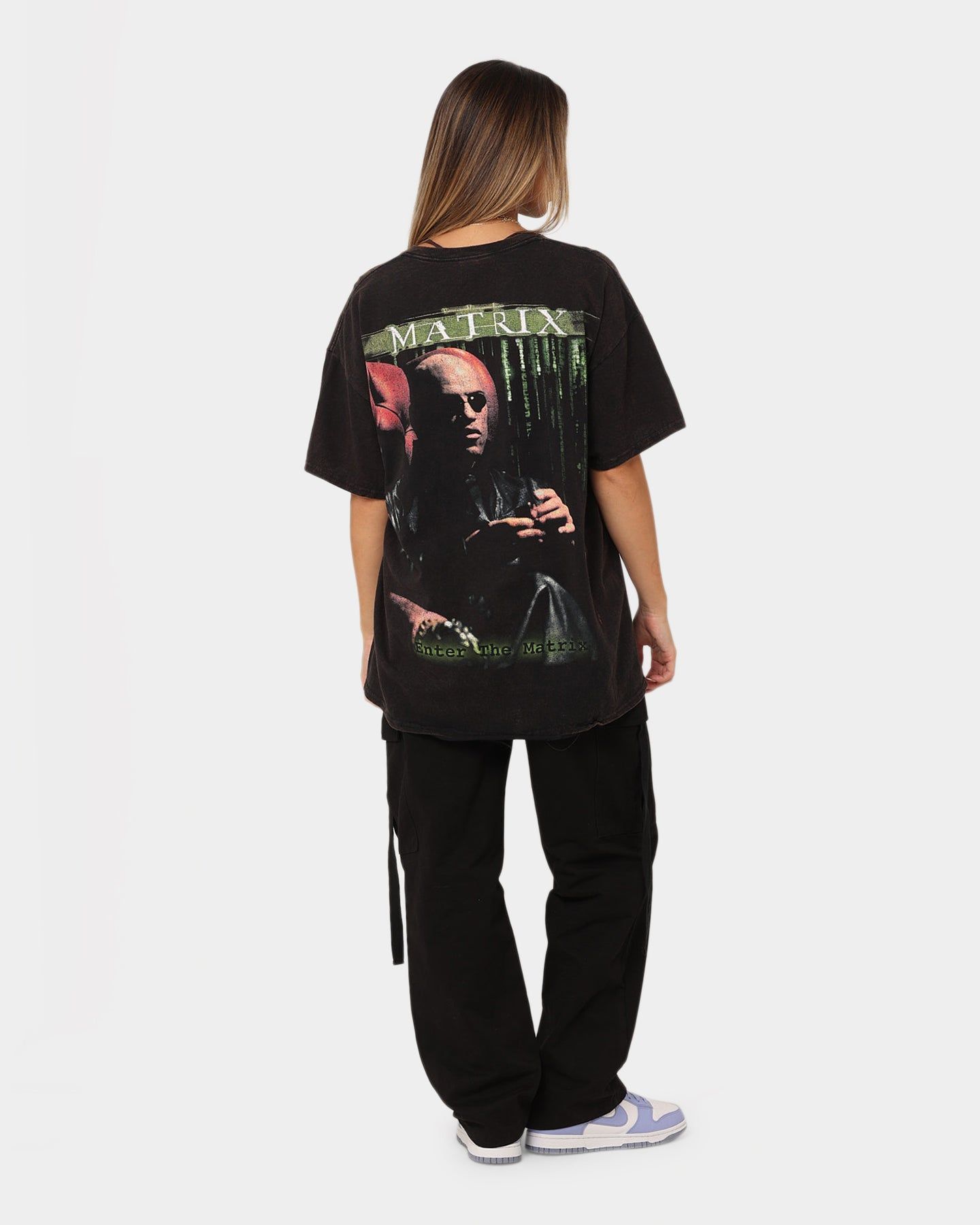 American Thrift X The Matrix Morpheus Vintage T-Shirt Black Wash sold by Culture Kings product image thumbnail 3