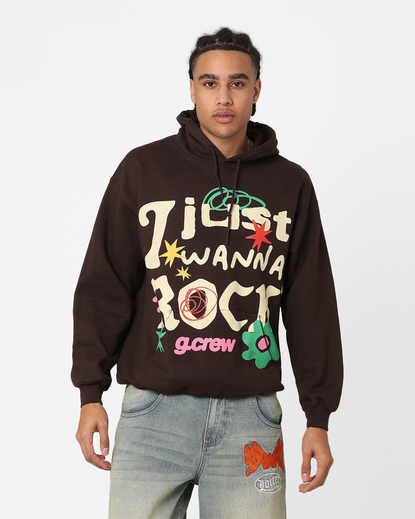 Goat Crew Just Wanna Rock Hoodie Brown sold by Culture Kings