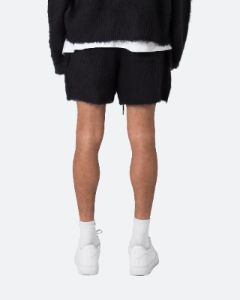 MNML Fuzzy Sweat Shorts Black sold by Culture Kings