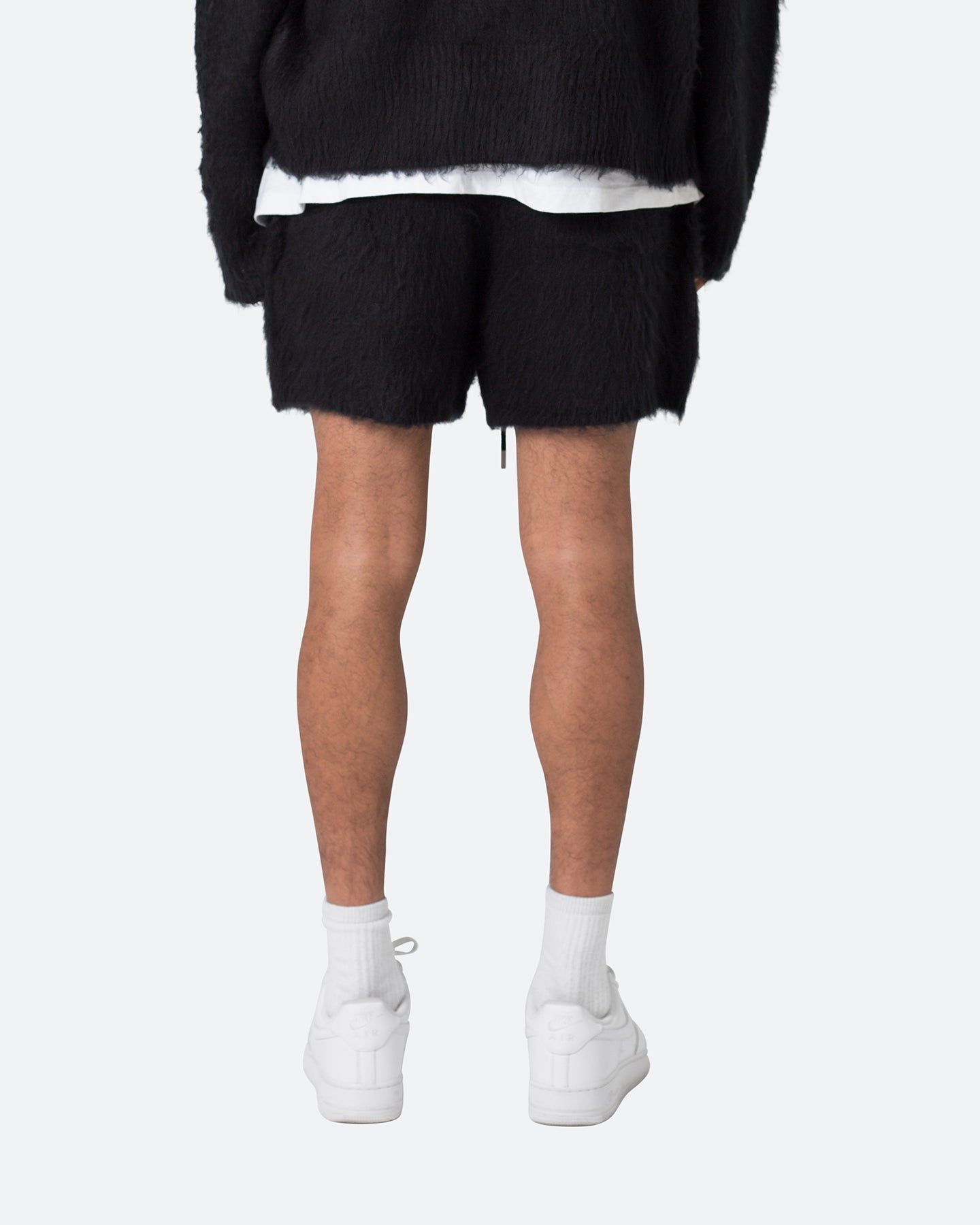 MNML Fuzzy Sweat Shorts Black sold by Culture Kings product image thumbnail 4