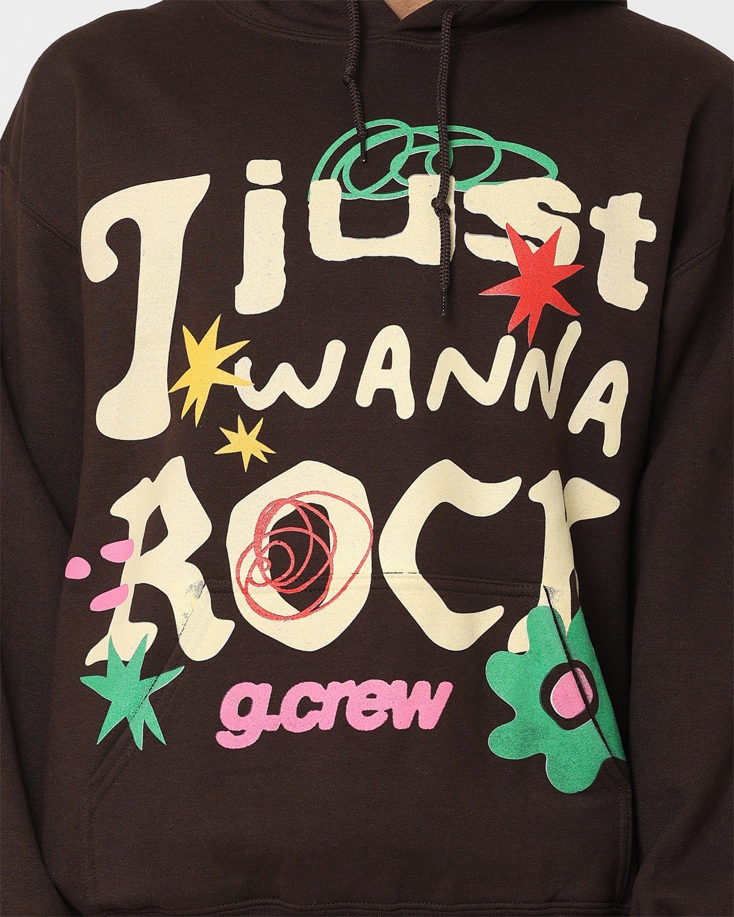 Goat Crew Just Wanna Rock Hoodie Brown sold by Culture Kings product image thumbnail 3