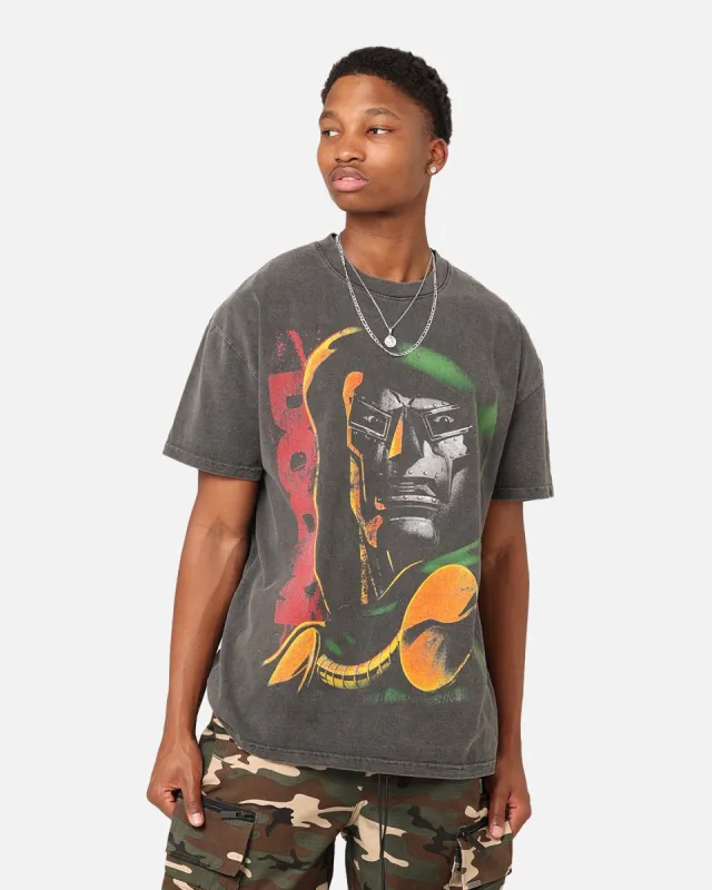 サイズ豊富 マーベル ドクター Doom No Rivals ヘビーTシャツ Goat Crew Marvel Doctor Doom No Rivals Vintage T-Shirt Black