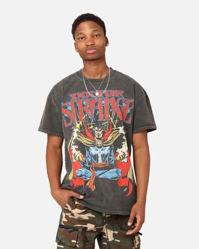 サイズ豊富 マーベル ドクター Doom No Rivals ヘビーTシャツ Goat Crew Marvel Doctor Doom No Rivals Vintage T-Shirt Black
