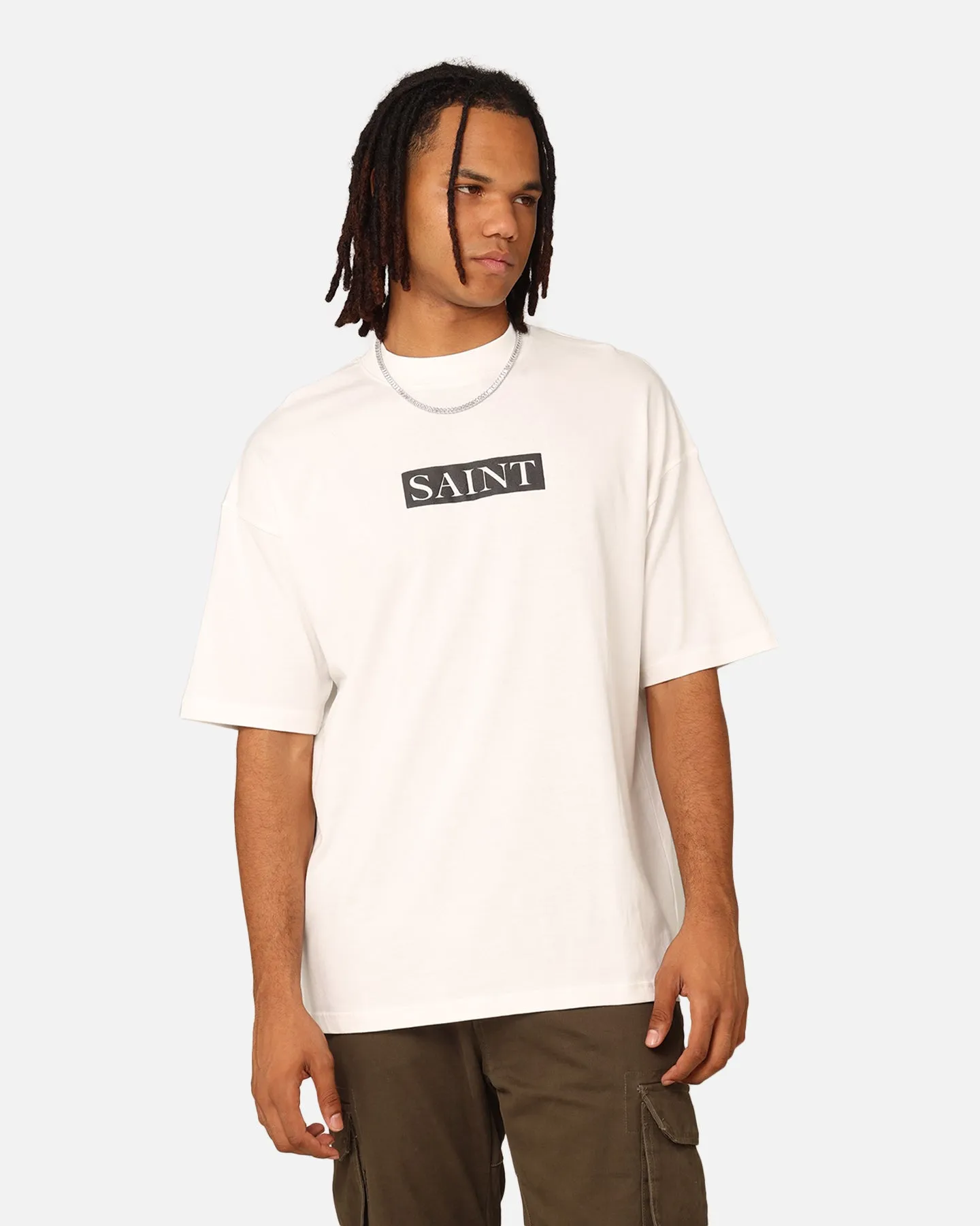 Saint Morta Meteor Mock Neck T-Shirt Off White sold by Culture Kings