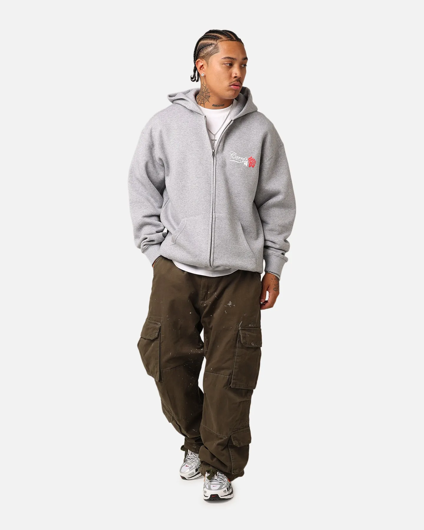 Carré Rara Full Zip Hoodie Grey Marle sold by Culture Kings product image thumbnail 3