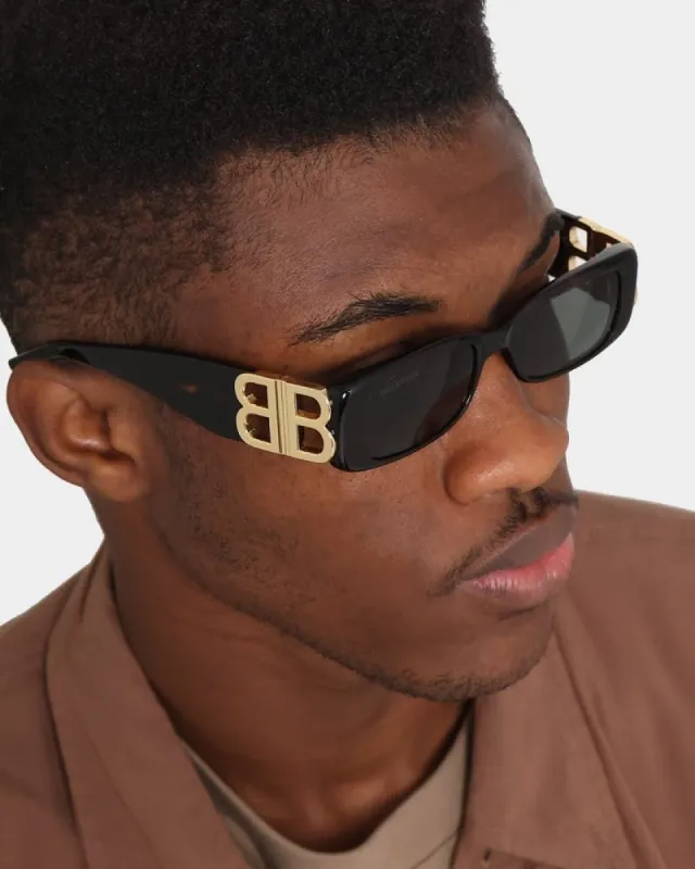 Balenciaga Dynasty Rectangle Sunglasses Tort/Gold sold by Culture Kings