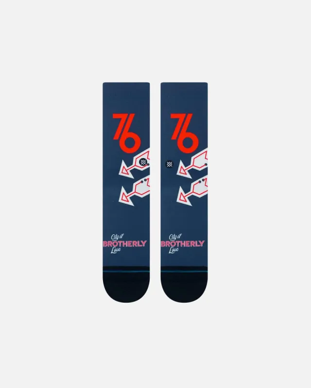 Stance X NBA Philadelphia 76ers Crewcut Socks Multi sold by Culture Kings
