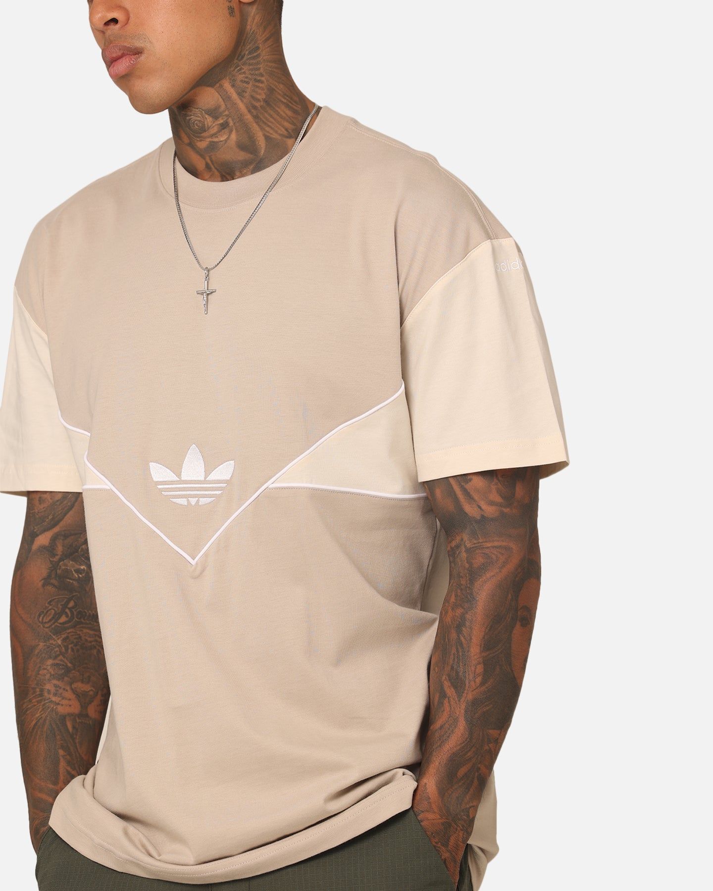 Adidas Adicolour Seasonal Archive T-Shirt Wonder Beige sold by Culture Kings product image thumbnail 7